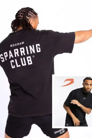 American Boxing Short Sleeved Persian Raul New Boxing Suit British Loose Fighting Trend Brand 2025 Summer Men Women T Shirt