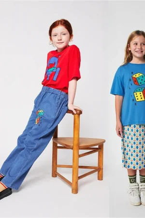 Kids T-shirt BC Boys Girls Pure Cotton Short-sleeved Tops T Shirt for Kids Boy 10 Years