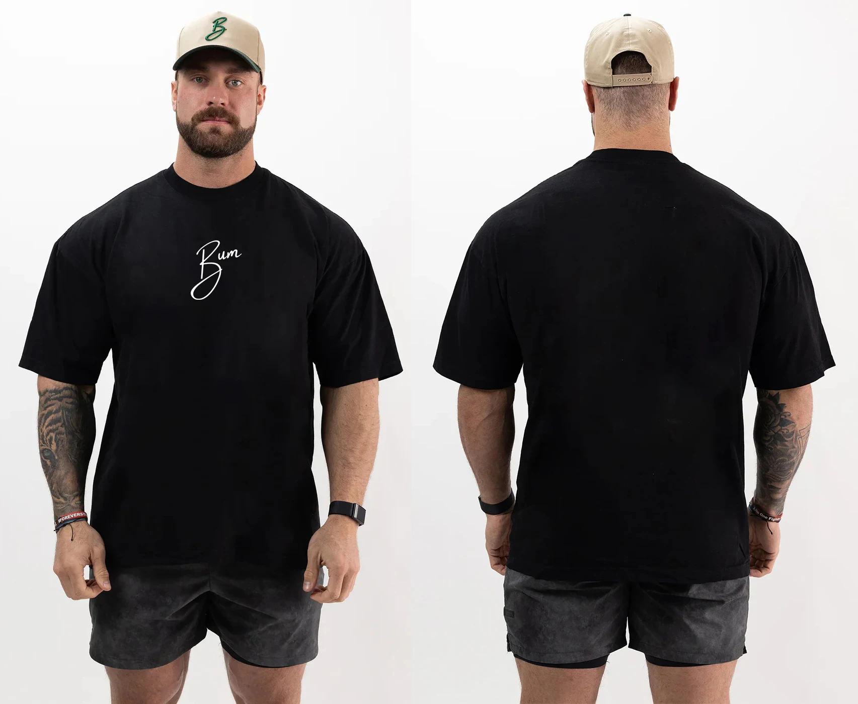 CBUM Shirt Oversized Tee in Black US SIZE DTG PRINT Shirt CBUM(Ship US only) - Image 2