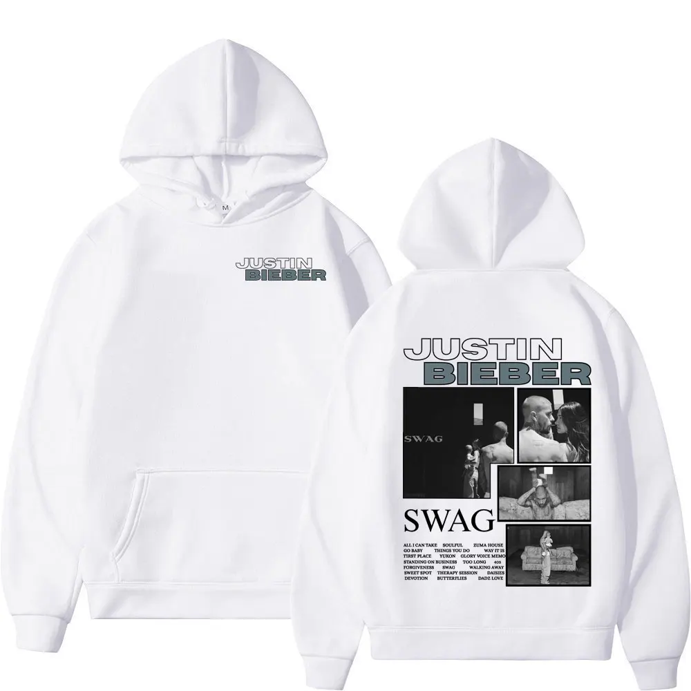 Men's Women Clothing Fashion Hip Hop Sweatshirts Casual Loose Long Sleeves Pullovers Justin Bieber 2025 Music Album SWAG Hoodies - Image 2