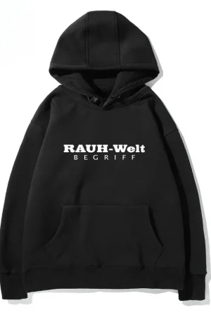 RWB Modified Car 911 Black Hooded Hoodie Women Of The Same Model New New Autumn And Winter Casual Loose Top Clothing