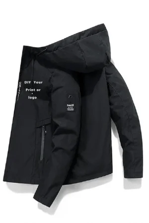 2024 Your Own Design Brand Logo/Picture Personalized Custom Anywhere Men Women DIY Hooded Jacket Fashion New